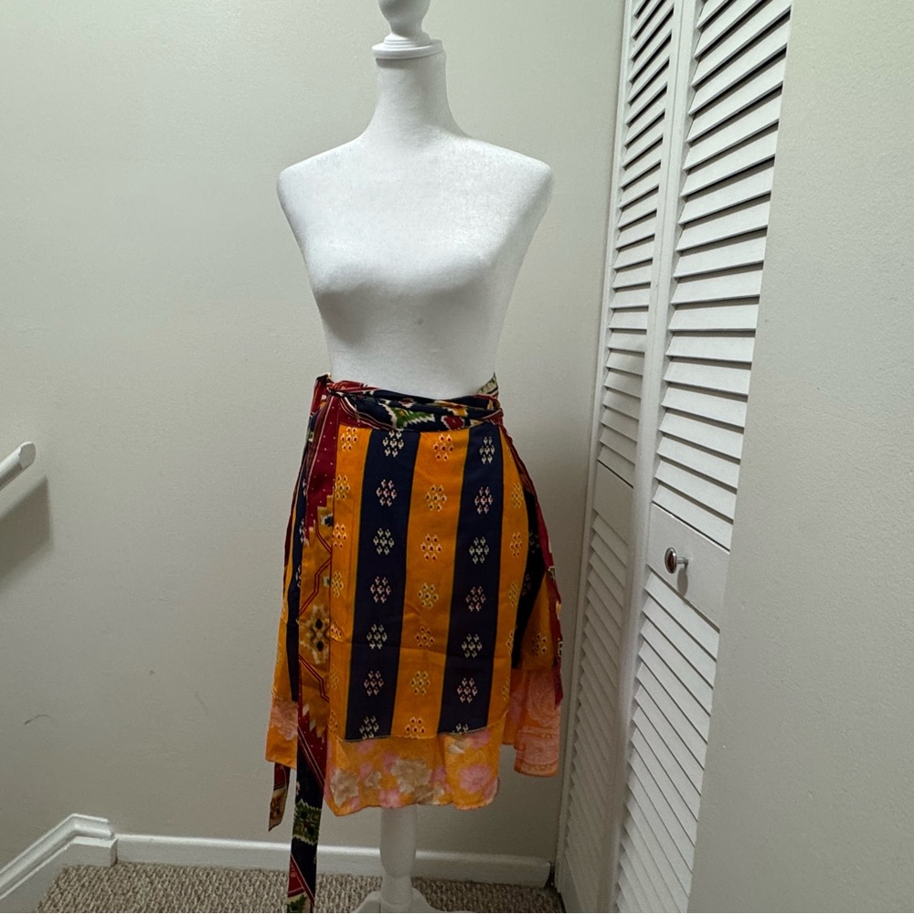 Darn Good Yarn Wrap Sari Skirt